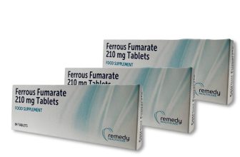 Ferrous 210mg 3 packs of 84 Tablets – 252 Iron Tablets