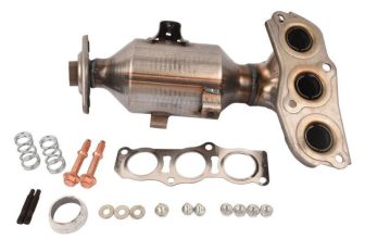 Catalytic Converter with Gasket Kit 0342L5 0342.K8 Fits Peugeot 107 Toyota Aygo