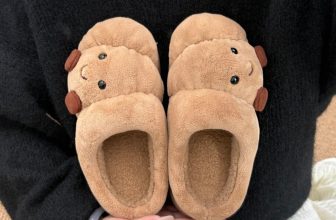 Croissant Slippers Unisex Plush Bread Shoes Cozy Cotton Indoor House Slippers