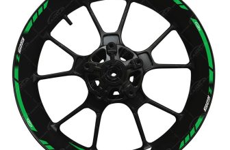 1Set Motorcycle Reflective Wheel Decals Rim Stickers For KAWASAKI Z125 Z 125 NEW