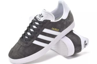 Adidas Originals Gazelle Men’s Lace Up Grey White Trainers