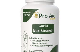 Garlic Extract 10,000mg 180 Tablets MAX Strength Heart Health UK Made By PROAID