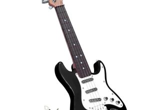 1X(17In Guitar Toy for Kids,4 Strings Electric Guitar Musical Instruments7877