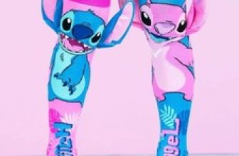 Stitch And Angel Socks With Ears 3yrs – 11yrs