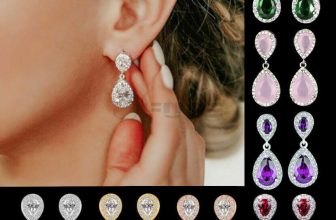 Vintage Style Classic Pear Shaped Teardrop Cubic Zirconia Drop Dangle Earrings