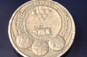 OLD POUND coin -BELFAST – Good Circulated condition