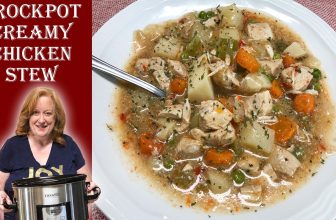 CROCKPOT CREAMY CHICKEN STEW | Dump and Go Hearty Stew in the Slow Cooker