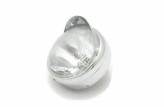 Headlamp Head Light With Shade Compatible With Royal Enfield Classic Uce 350/500