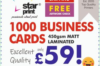 1000 PREMIUM QUALITY 450gsm MATT LAMINATED BUSINESS CARDS – Guaranteed Quality