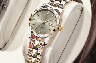 Ladies Luxury Quartz Watch Stainless Steel Waterproof Casual Wristwatch Boxed