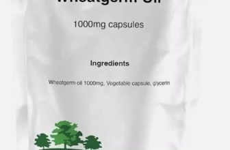 Wheatgerm Oil 1000mg Capsules – Source of Vitamin E & Heart Health – ECOVITS