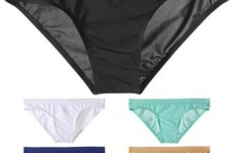 Men Silk Translucent Bikini Skinny Breathable Briefs Swim Suit Beach Under Wear