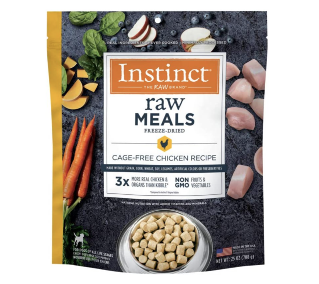 Instinct freeze dried raw meal