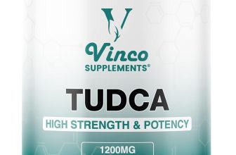 Advanced TUDCA 1200mg – Liver Detox Cleanse & Repair Formula, Enhance Immunity