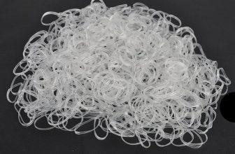 250x MINI CLEAR HAIR ELASTICS Rubber Braiding Bands Braids Plaits Small Bands UK