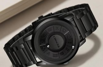 Mens Military Luxury Watch Magnetic Stainless Steel Quartz Waterproof Wristwatch