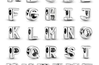 S925 Sterling Silver Charms For Bracelets Letters A-Z &  Gift Box SALE
