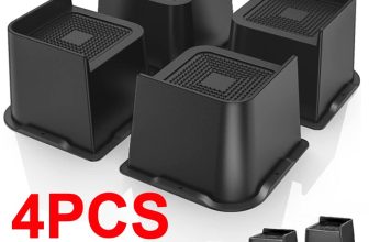 4 Pcs/Set 1-6 Inch Bed Risers Support Bed Lifter  Couch Sofa Table Chair Leg