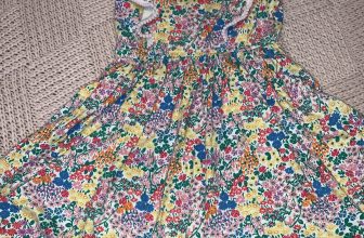 NEXT Girls Floral Dress Size 8 Years Summer Frill Pom Pom Ditsy Pattern