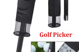 Golf Ball Shag Bag Practice Golf Ball Bag Holder Pick Up Receiver Tube Collector