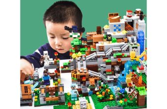 900pcs Mining Cave Adventure Set – Mountain Building Bricks Xmas Toy Gift UK