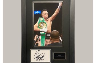 Hand Signed Paulie Malignaggi A4 Photo Boxing Display + Coa