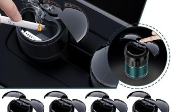 Car Smart Ashtray Automatic Opening Infrared Sensor C2H4 Smokeless L9Q2 Q8R W9O6