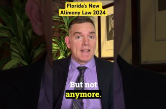 Florida’s New Alimony Law 2024 #alimony #divorce #floridadivorce #OrlandoDivorceLawyer #familylaw
