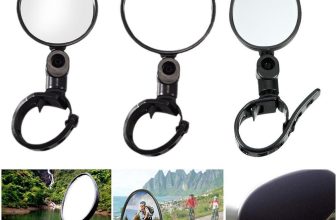 Mountain Bike Rearview Mirror Bicycle Handlebar Convex Rear View Mirror P8I Q7A3