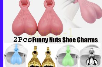 2 Pack – Nuts For Crocs Ballsack Shoe Funny Men’s Ball Charms Accessories CLogs