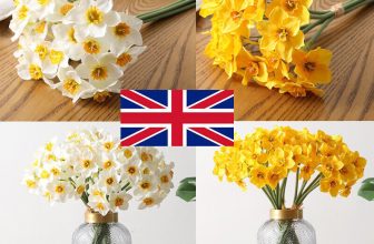 6/12x Artificial Narcissus Daffodil Fake Flower Plant Home Garden Wedding Decor
