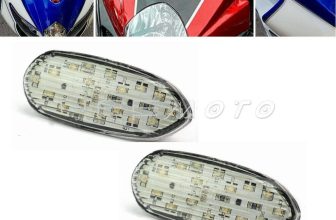 2X Turn Signal Mirror Block Off for Suzuki GSXR LED Light 600 750 Flasher Clear