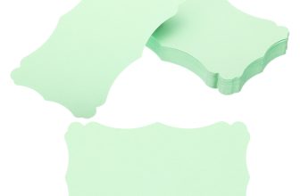 3″x5″ Blank Paper Business Cards 50 Pack Index Flash Cards Light Green