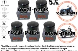 OIL FILTER PACK OF 5 FIT FOR ROYAL ENFIELD BEAR 650 & SHOTGUN 650