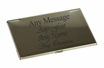 Personalised Engraved Stainless Steel Business Card Case