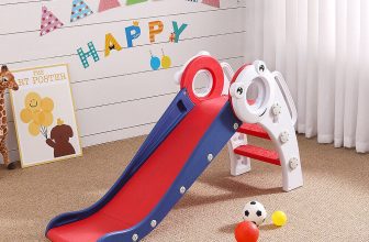 Kids Slide Toddler Indoor Freestanding Baby Slide for 1.5-3 Years Playground Toy