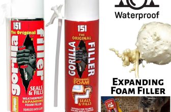 Gorilla Filler Expanding Foam Weatherproof Fills Seals Cracks & Gaps 500ml