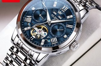 New Multi-function Mechanical Watch Business Steel Band Waterproof Men’s Watch