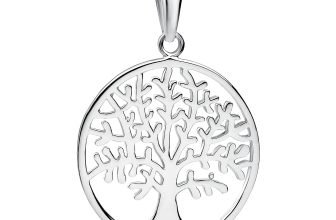 925 Sterling Silver Tree of Life Necklace Large Pendant – Various Chain Lengths