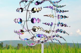 Magical Metal Windmill Wind Spinners Sculpture Catcher Outdoor Garden Steady