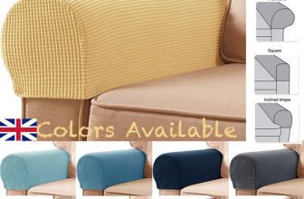 2PCS Removable Arm Stretch Sofa Couch Chair Protector Armchair Covers Armrest UK