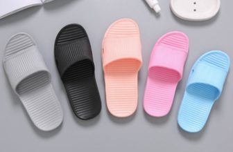 Comfort Soft Shower Stripe Summer Shoes Bathroom Slippers Unisex Sandal UK