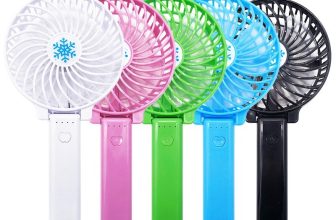 Mini Hand Held Fan Portable Folding Desk Fan Cooler Cooling USB Rechargeable Fan