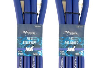 4x Fladen Fission Flexi Rod Wraps 43cm Rod Band Fishing Tackle (2x Packs of 2)