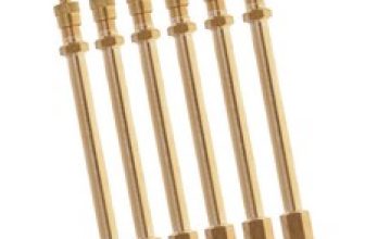 New Useful Tire Valve Extension Rod 6Pcs Accessory Bike Extension Parts