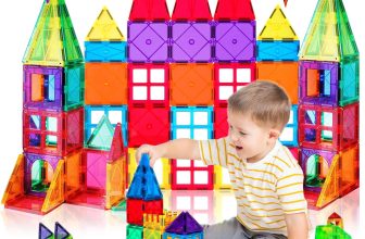 Magnetic Building Blocks Tiles Toy 64PCS Kids Learning Educational Construction