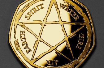 MAGIC ELEMENTS 24ct Gold Commemorative. PENTAGRAM/NATURE/LIFE. Alchemy/Astrology