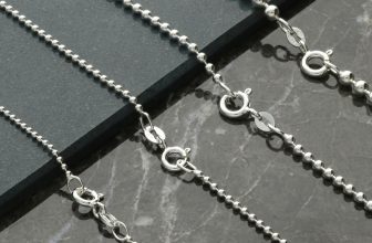 Sterling Silver Bead Ball Chain Necklace 16 18 20 22 24 26 28 30 32 34 40″ inch