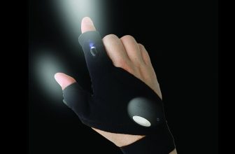 Finger Glove with LED Light Flashlight Gloves Outdoor Gear Rescue Night Fishing