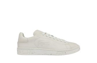 Trainers Lacoste Mens White Leather Sneakers With Logo Court Zero – Size 9